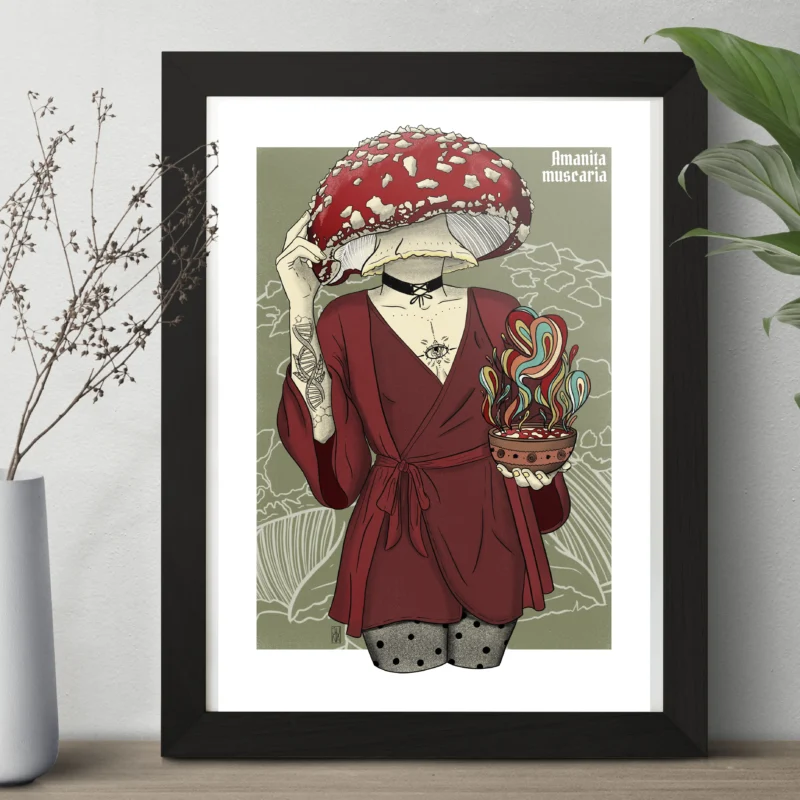 «AMANITA» print